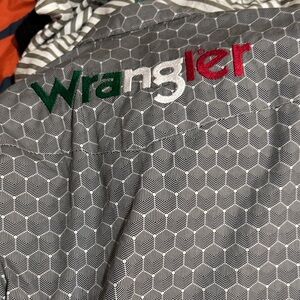 Wrangler Gray Geometric Shirt